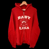 BAPE | BABY LISA Full-Zip Hoodie (Red) | XL