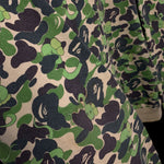 BAPE x KAWS | OG ABC Bendy Camo Full-Zip Hoodie (Green) | M