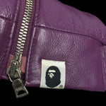 BAPE | OG Cowhide Leather Down Jacket (Purple) | L