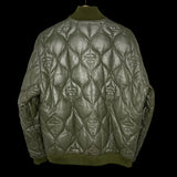 BAPE | OG Quilted Ape Head Leather Jacket (Olive) | M