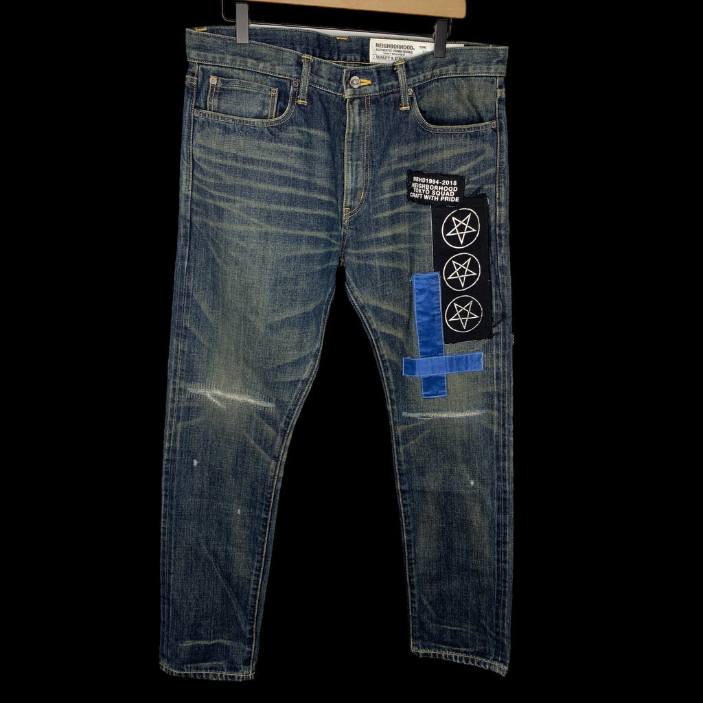 NEIGHBORHOOD | DP Narrow “Metal Savage” Selvedge Denim | L