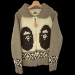 BAPE | OG Ape Head Cowichan Wool Jacket (Tan) | M