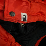 BAPE | Jacquard Camo Gore Dryloft Down Jacket (Red/Black) | L