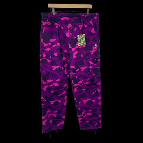 [DS!] BAPE | Color Camo 6-Pocket Cargo Pants (Purple) | 2XL