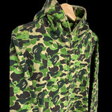 BAPE x KAWS | OG ABC Bendy Camo Full-Zip Hoodie (Green) | M