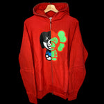 BAPE x KAWS | Baby Milo/Dog Full Zip Hoodie (Red)