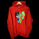 BAPE x KAWS | Baby Milo/Dog Full Zip Hoodie (Red)