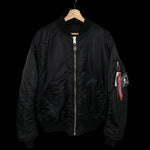 MASTERMIND x ALPHA INDUSTRIES | Reflective Logo Bomber Jacket | M (Fits L~XL)