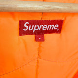 SUPREME | ‘19 Spider Web Quilted Bomber Jacket (Orange) | L