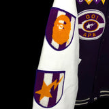 BAPE | OG Busy Works Varsity Jacket (Purple) | XL