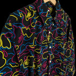 BAPE | OG Neon Camo Long Sleeve Button-Down Shirt | L