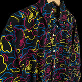BAPE | OG Neon Camo Long Sleeve Button-Down Shirt | L