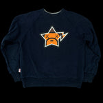 BAPE x KAWS | 4 Way Reversible Crewneck Sweatshirt (Navy/Gray) | S