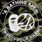 BAPE x 24KARATS | Velour 1st Camo Full-Zip Hoodie | XL