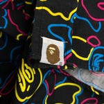 BAPE | OG Neon Camo Long Sleeve Button-Down Shirt | L