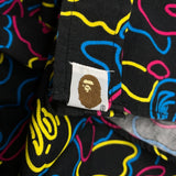 BAPE | OG Neon Camo Long Sleeve Button-Down Shirt | L