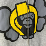 BAPE x KAWS | Baby Milo Soldier Full Zip Hoodie (Gray) | M