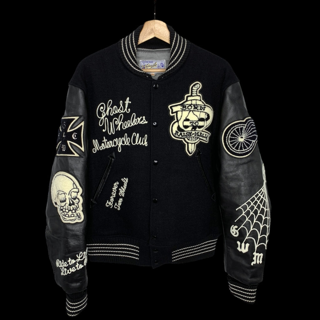 WHITESVILLE | “Ghost Wheelers” Varsity Jacket | 42 – PISSCHILD 