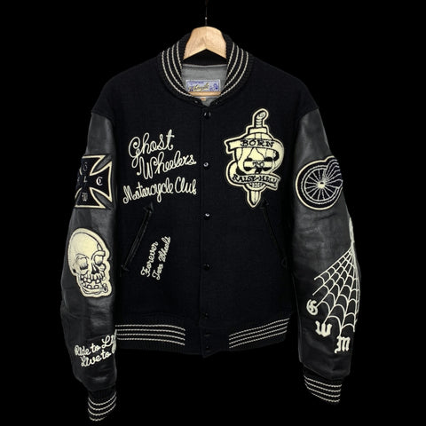 WHITESVILLE | “Ghost Wheelers” Varsity Jacket | 42