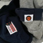 BAPE x KAWS | 4 Way Reversible Crewneck Sweatshirt (Navy/Gray) | S