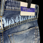 DENIM BY VANQUISH & FRAGMENT | Distressed Selvedge Denim Jeans | 32