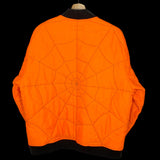 SUPREME | ‘19 Spider Web Quilted Bomber Jacket (Orange) | L