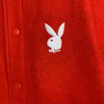 SUPREME x PLAYBOY | 2011 Wool Varsity Jacket (Red) | M