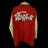 HOUSTON | Vintage “DEVILS” Varsity Jacket | L (40)