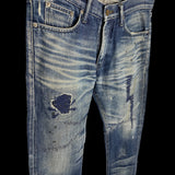 NEIGHBORHOOD | 07EX LVL 4 “FLASH” Med Str. Selvedge Denim | S