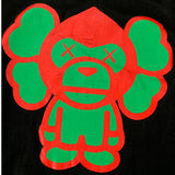 BAPE x KAWS | Baby Milo Crewneck Sweatshirt (Black/Green) | M