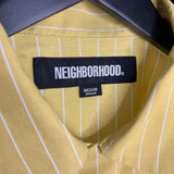 [DS!] NEIGHBORHOOD | ‘23 Stripe Work Shirt (Yellow) | M