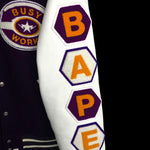 BAPE | OG Busy Works Varsity Jacket (Purple) | XL