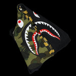 [DS!] BAPE | Double Hood Full-Zip Shark Hoodie (Black) | L