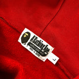 BAPE | Half Camo Full Zip Shark Hoodie (Red) | L