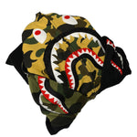 [DS!] BAPE | Double Hood Full-Zip Shark Hoodie (Black) | L