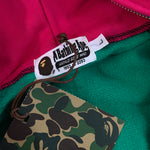 [DS!] BAPE | Crazy Color Block Full-Zip Shark Hoodie | L