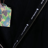 [DS!] BAPE | Double Hood Full-Zip Shark Hoodie (Black) | L