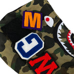 BAPE | Velcro WGM Half Camo Full-Zip Shark Hoodie (Black) | L