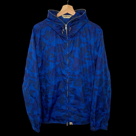 BAPE | OG Fire Camo Windbreaker (Blue) | L