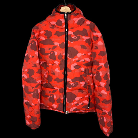 BAPE | OG Color Camo Reversible Down Jacket (Red) | L
