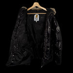 BAPE | MOUNTAIN FOOT Fur Hooded Down Jacket (Black) | XL