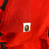 BAPE | College Logo Tee (Red/Black) | XL