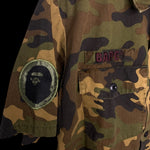 BAPE | OG Woodland Camo Footsoldier Shirt | L