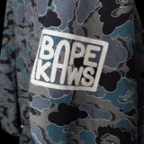 BAPE x KAWS | OG Cloud Camo Snowboard Jacket (Blue) | L