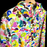 BAPE | OG Multi Camo Full-Zip Windbreaker | L