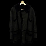 BAPE | 90's Suede Shearling Coat (Black) | L