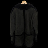 BAPE | 90's Suede Shearling Coat (Black) | L