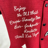 WHITESVILLE | "KING 8 CASINO" Varsity Jacket (Red) | 38 (M~L)