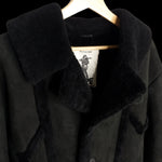 BAPE | 90's Suede Shearling Coat (Black) | L