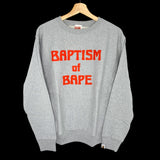 [DS!] BAPE x FRAGMENT | 2009 "BAPTISM OF BAPE" Crewneck Sweatshirt | M